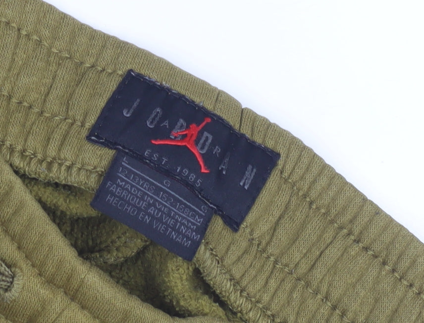 Jordan Boys Green Jogger Trousers - 12 Years