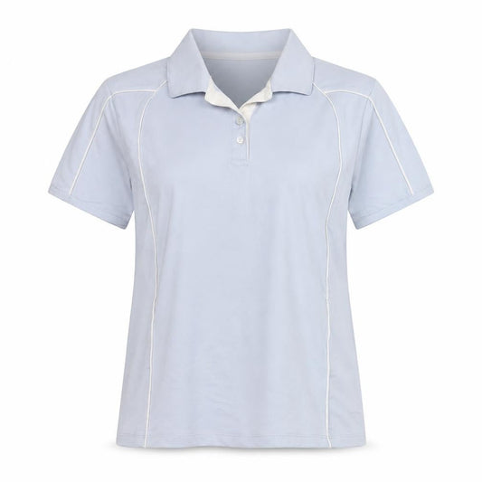 Womens UK Size M Calvin Klein Blue Nylon Blend Polo
