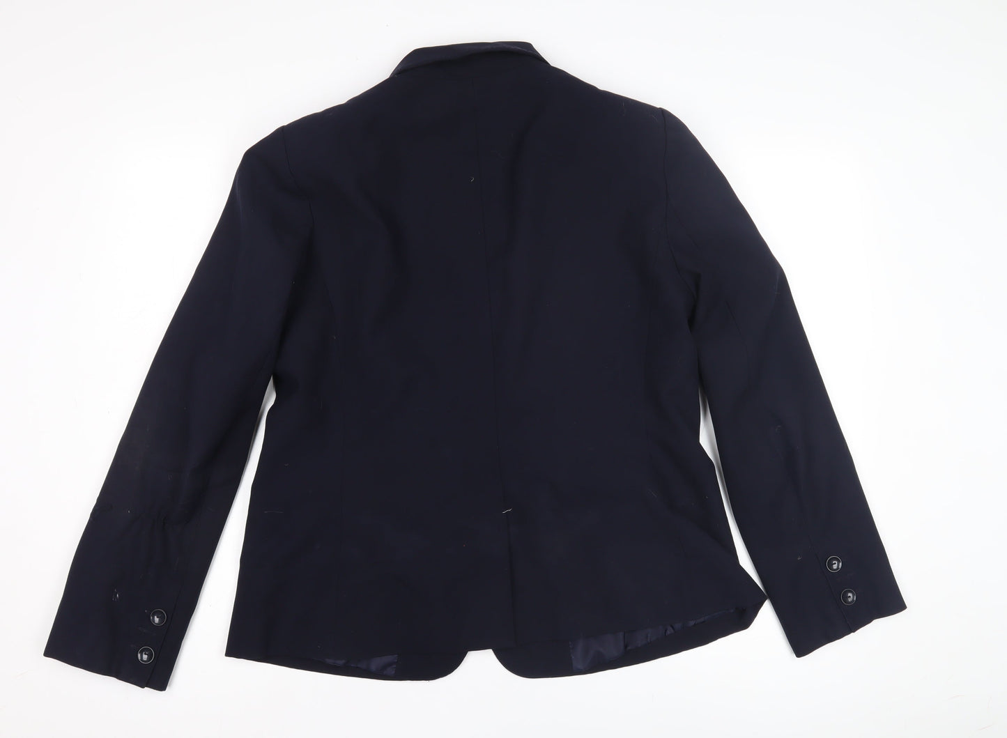 BHS Women's Blue Blazer 18 Lined Single-Breasted