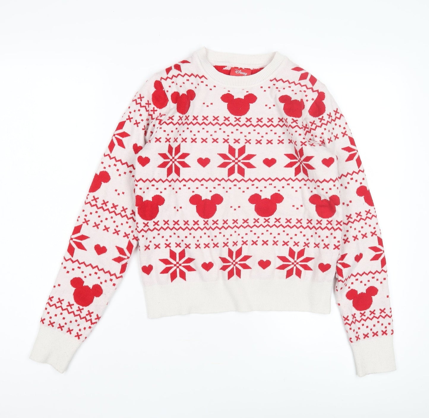 Disney Women’s XS Multicoloured Crew Neck Christmas Jumper