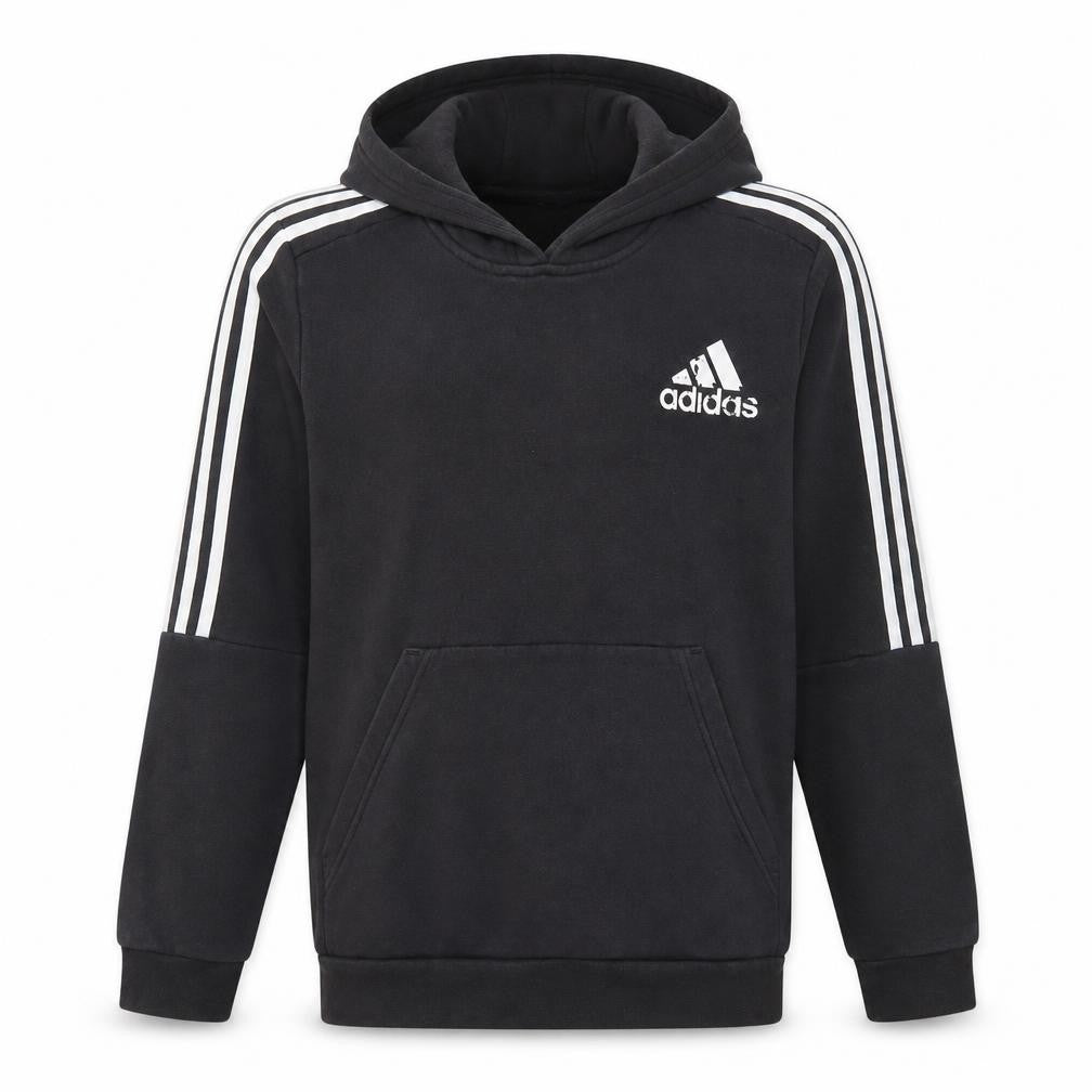 Adidas Boys Black Pullover Hoodie Size 13-14 Years