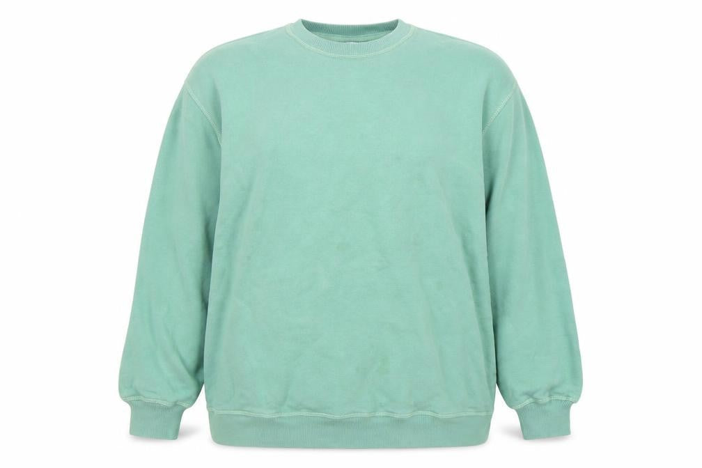Green Womens XL Crew Neck Sweatshirt, Casual Comfort
