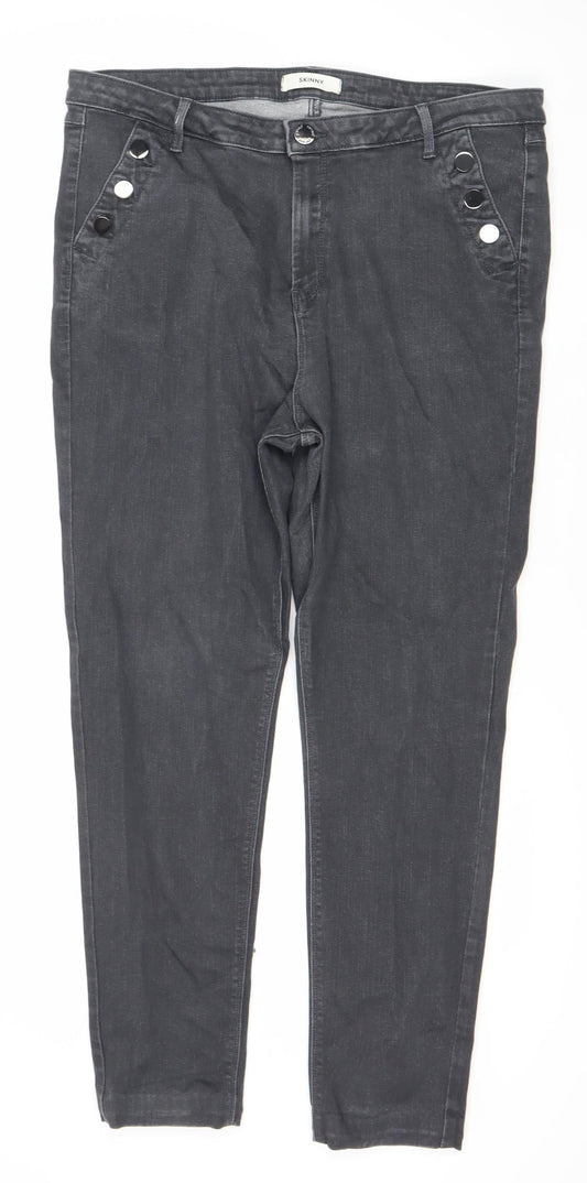 Marks and Spencer Women's Black Skinny Jeans Size 18