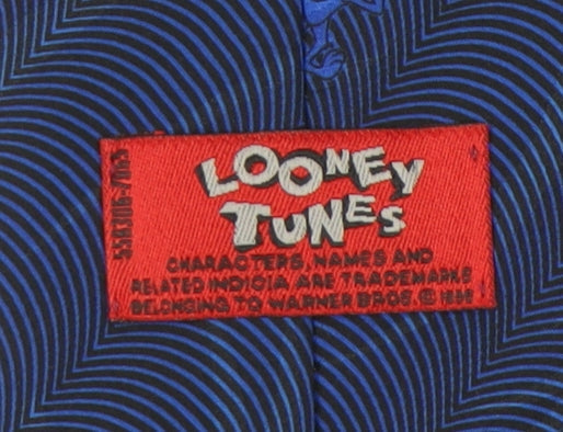 Looney Tunes Men's Blue Tasmanian Devil Tie