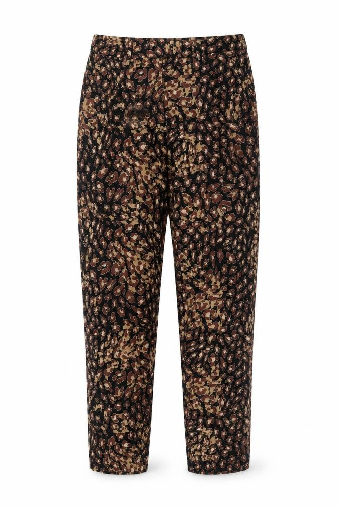 Marks and Spencer Women's Animal Print Trousers - Size 8