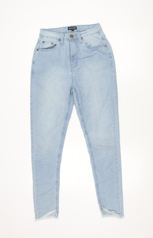 PrettyLittleThing Women's Blue Denim Jeans UK 8