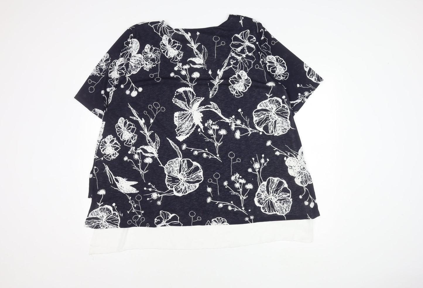 Saloos Women's Multicoloured Floral Top, Size 20