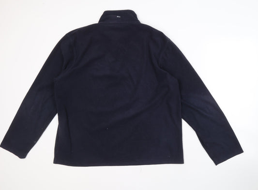 Regatta Men's Black Sweatshirt L 1/4 Zip Fleece