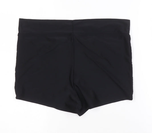 Cotton Traders Women's Black Activewear Shorts, Size 18