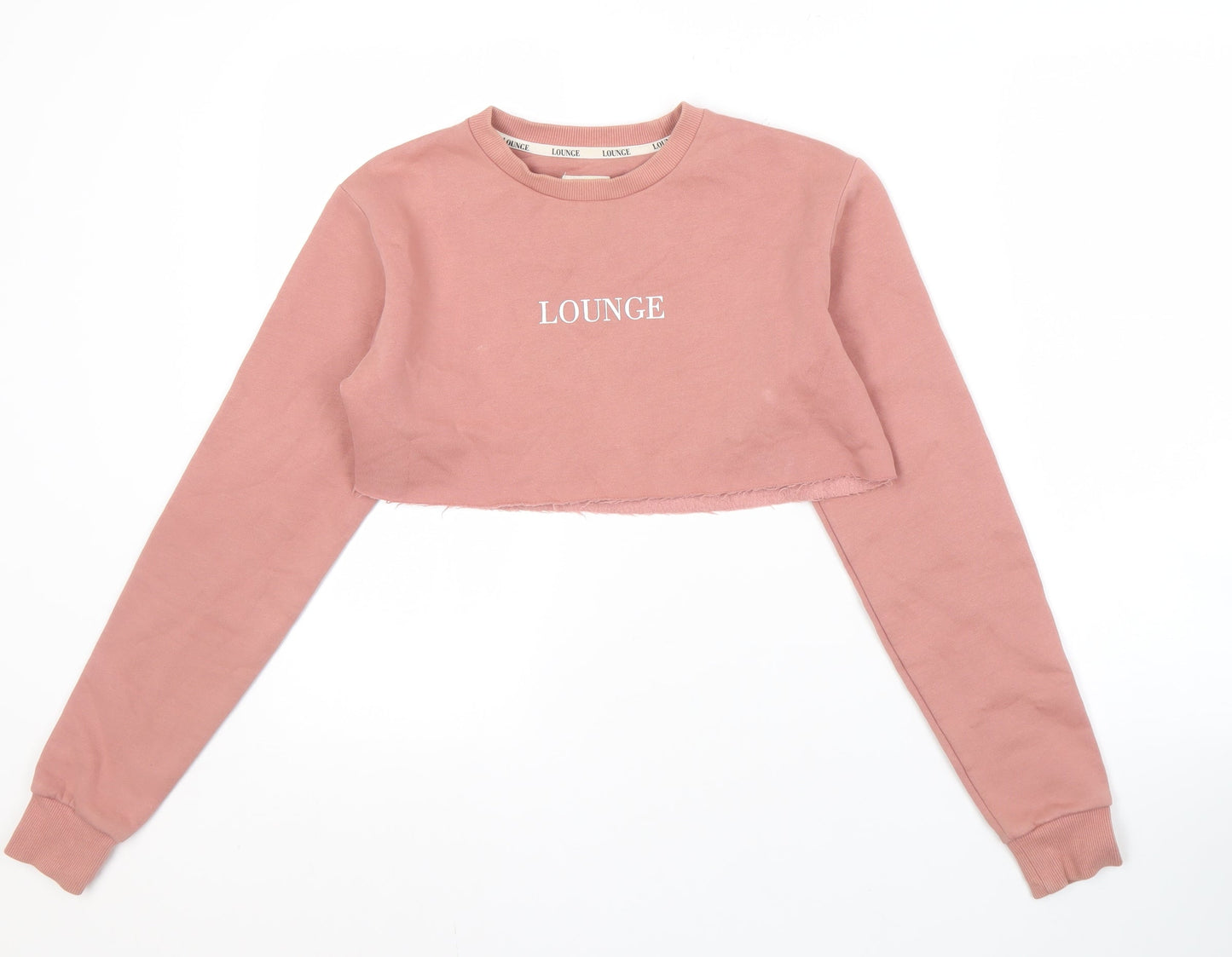Lounge Apparel Pink XS Women's Cropped Sweatshirt