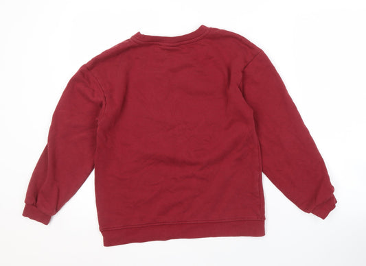 Harry Potter Boys Red Crew Neck Pullover Sweatshirt 11-12 Years