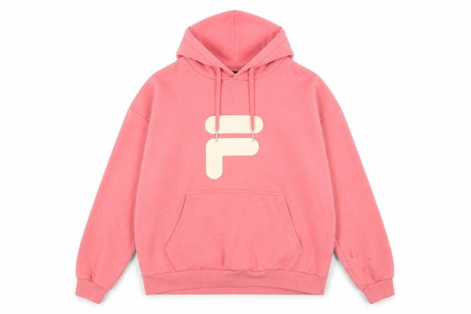 Womens UK XS  FILA Pink Pullover Hoodie