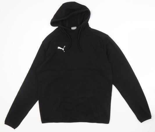 Puma Men's Black Hoodie Medium Pullover with Logo