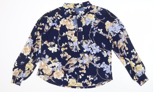 Lauren Ralph Lauren Women's Floral Multicoloured XL Blouse