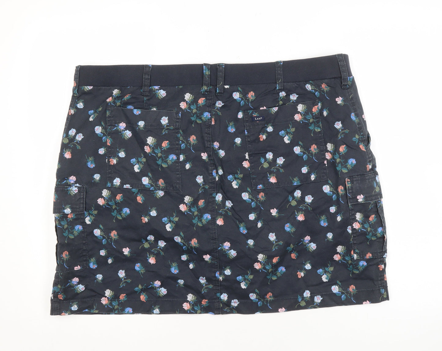 Lee Women's Floral Cargo Skort, Multicoloured, Size 22