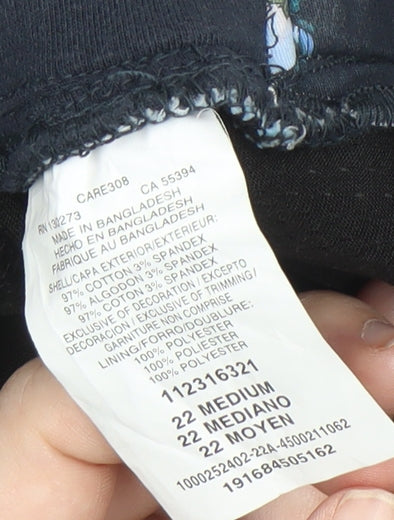 Lee Women's Floral Cargo Skort, Multicoloured, Size 22