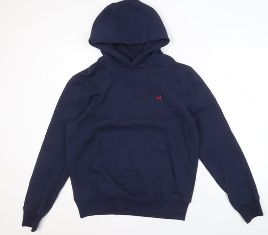 Crew Clothing Company Men's Blue M Pullover Hoodie
