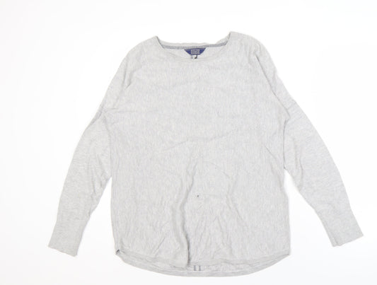 Joules Women's Grey Long Sleeve Jumper, Size 14