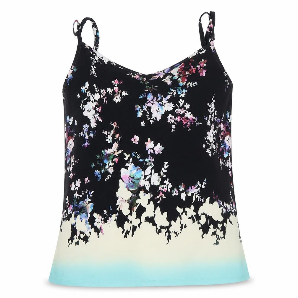 Warehouse Women's Black Floral Camisole Size 10