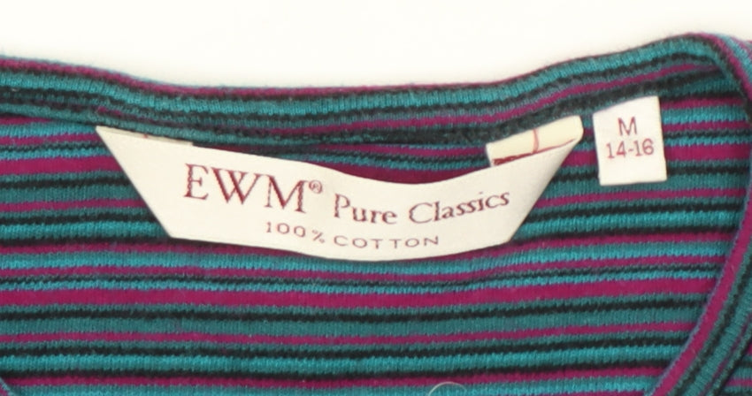 EWM Pure Classics Women's Striped Long Sleeve Top M