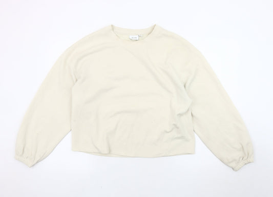 Vila Women’s Ivory XS Pullover Sweatshirt