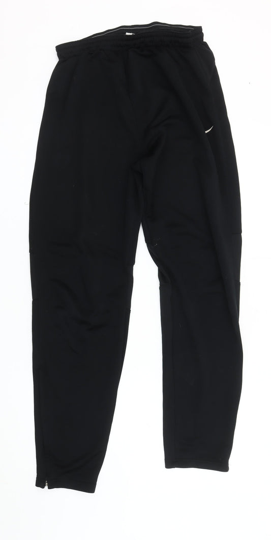 Nike Men's Black Track Pants, Dri-FIT, M