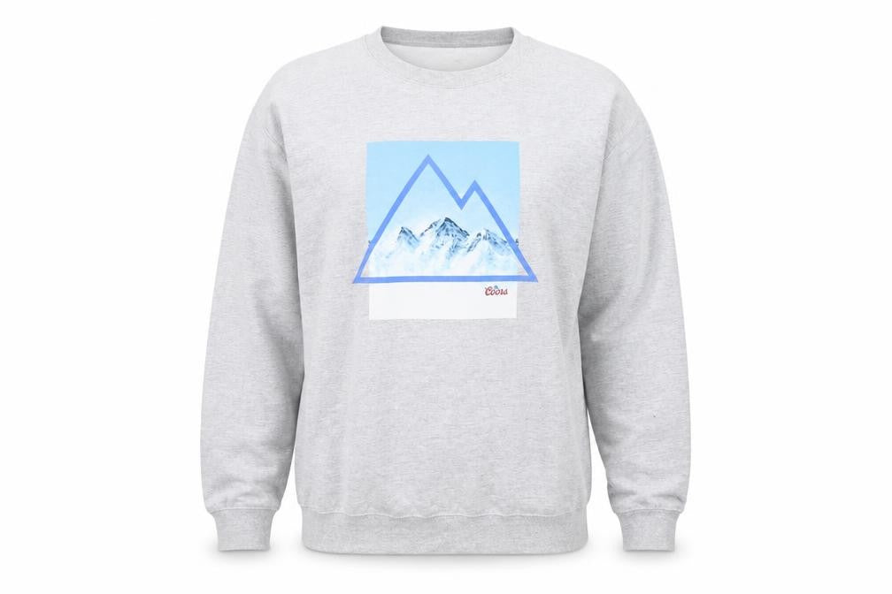Front view of Just Hoods Men's Grey 2XL Pullover Sweatshirt