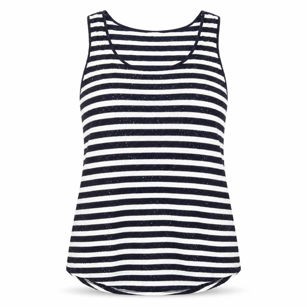 Next Women’s Multicoloured Sequin Striped Tank Top