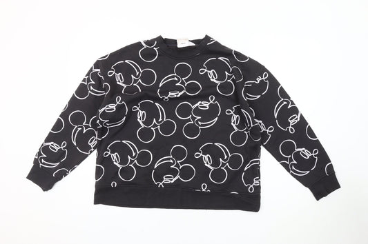 Disney Women's Black Pullover Sweatshirt Size 12
