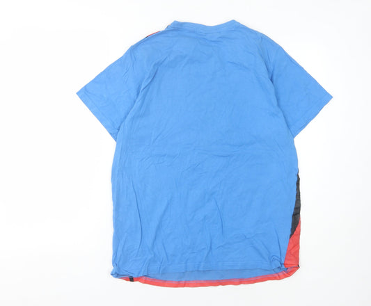 DC Comics Originals Men's Blue Superman L T-Shirt