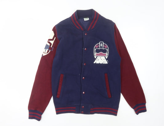Star Wars Men's Blue Varsity Jacket S - Casual Fanwear