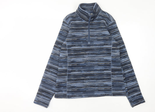 Mountain Warehouse Women’s Blue Striped Sweatshirt Size 14