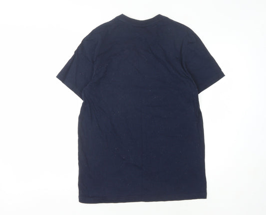 Manchester United Men's Blue M Cotton T-Shirt