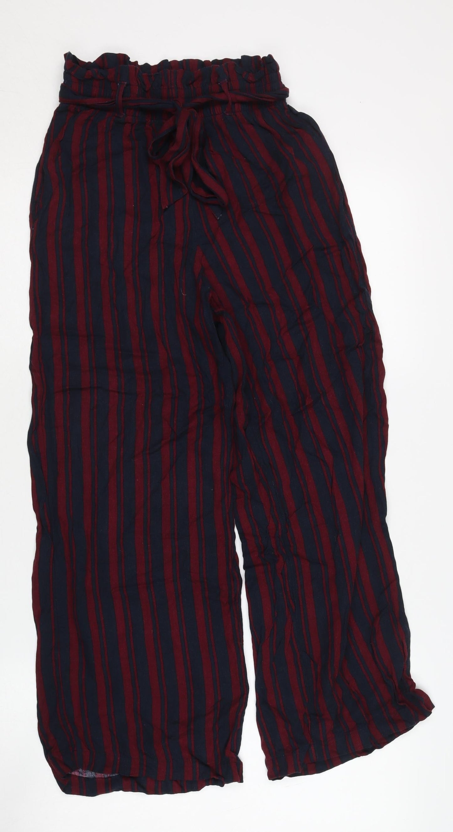 Hollister Women's Multicoloured Striped Trousers XS