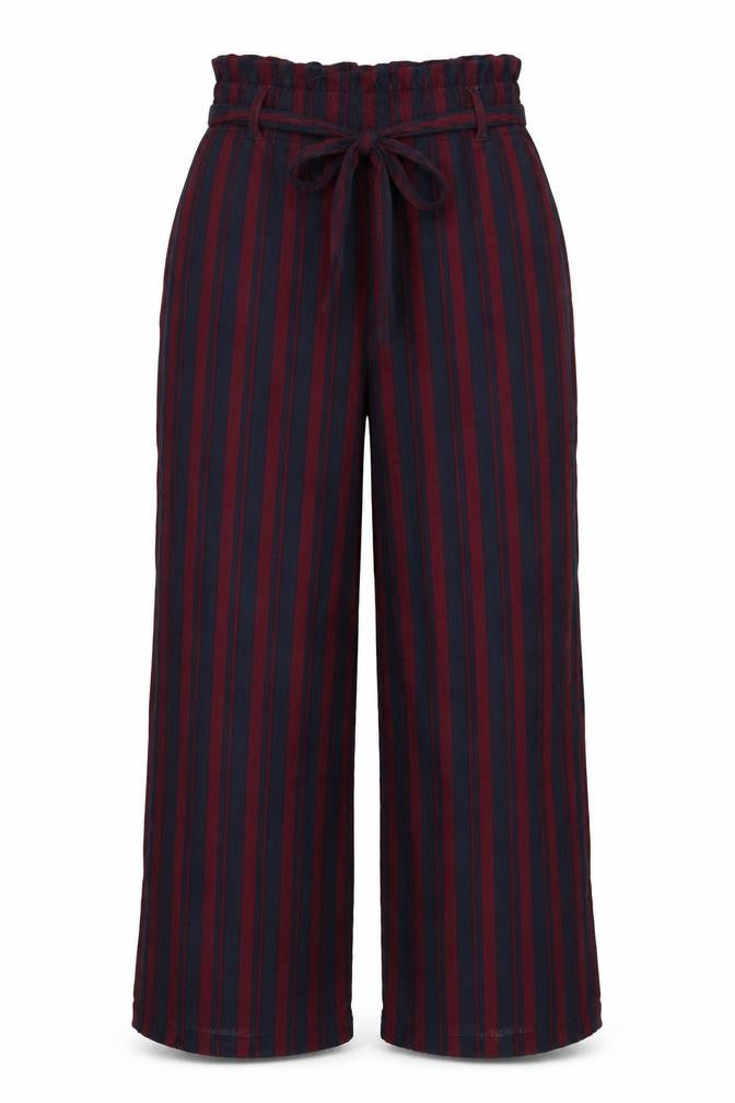 Hollister Women's Multicoloured Striped Trousers XS