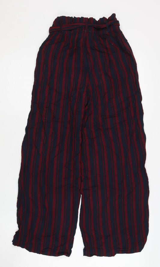 Hollister Women's Multicoloured Striped Trousers XS