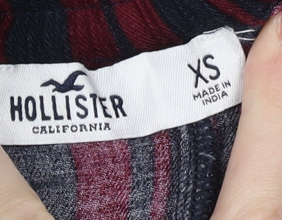 Hollister Women's Multicoloured Striped Trousers XS