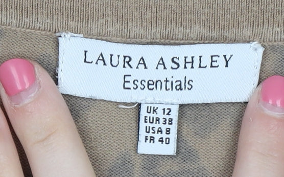 Laura Ashley Women's Brown Shift Dress UK 12