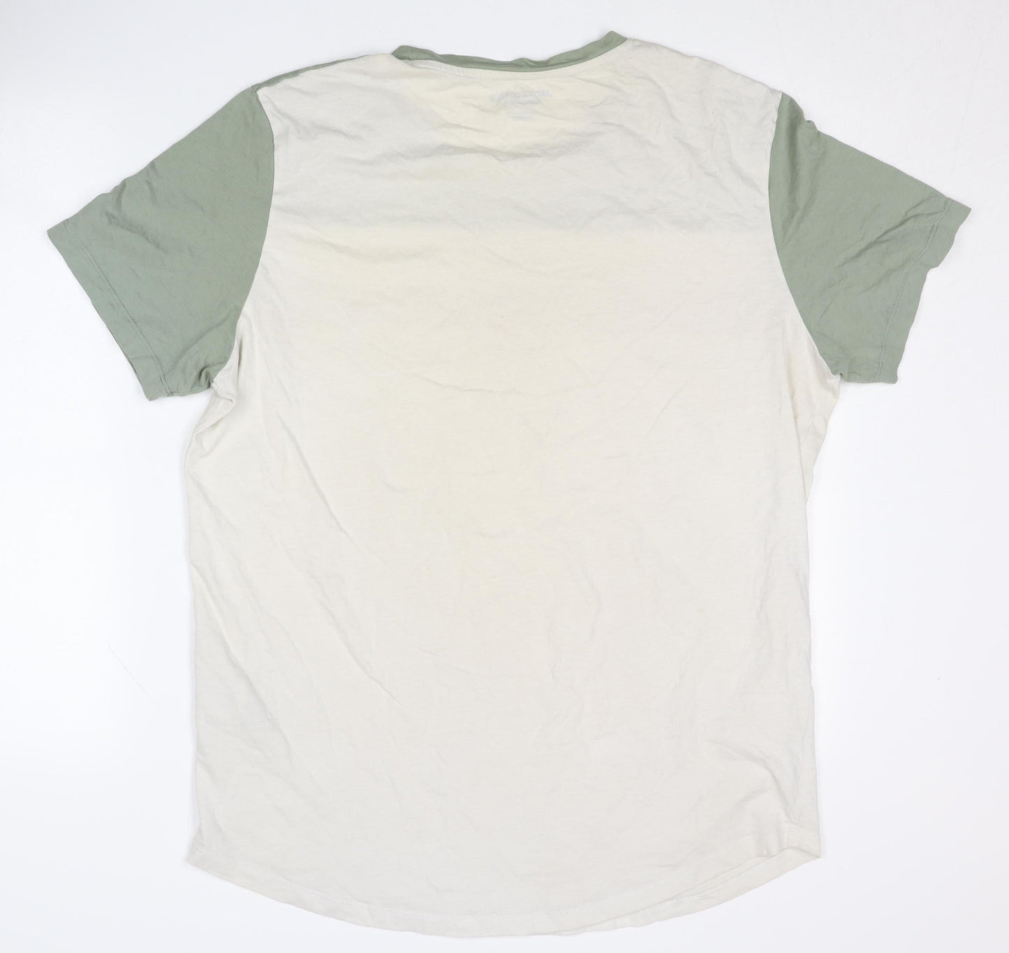 Jack & Jones Men's T-Shirt XL Green Beige