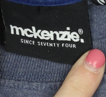 Men's McKenzie Blue Graphic Print T-Shirt M