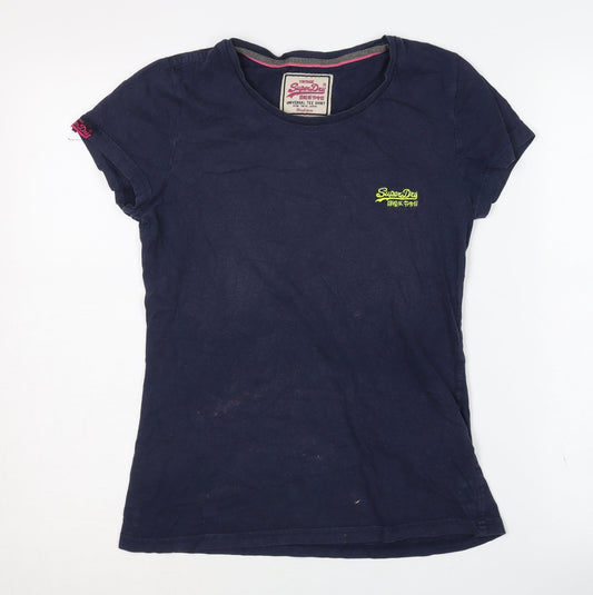Superdry Women's Blue Medium Vintage T-Shirt