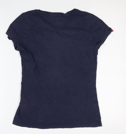 Superdry Women's Blue Medium Vintage T-Shirt