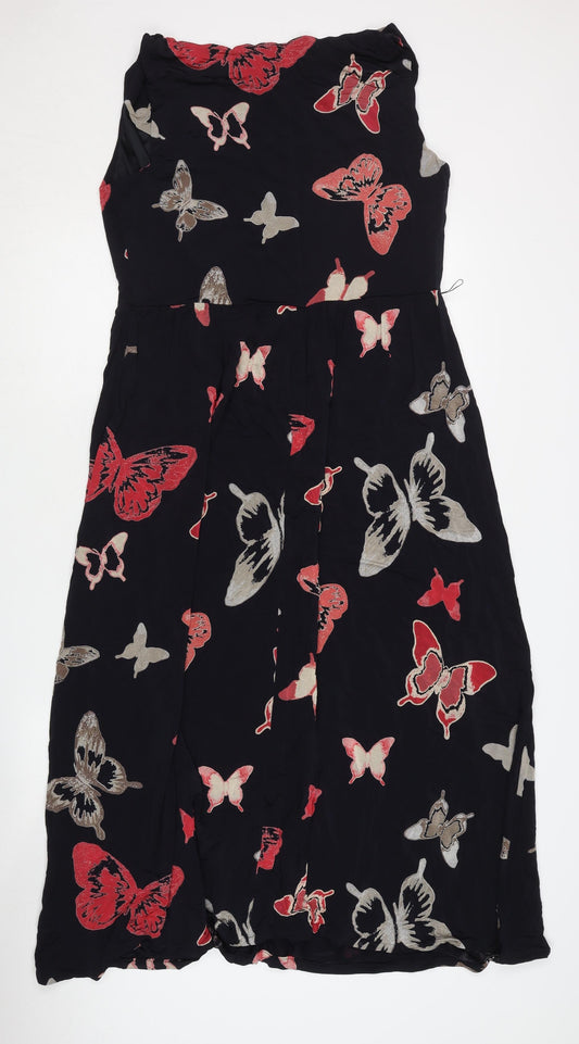 Laura Ashley Women’s Multicoloured Butterfly Dress Size 14
