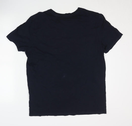 Jack & Jones Men's XL Blue Cotton T-Shirt