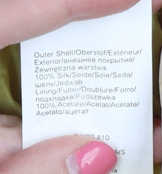 InWear Women's Beige Floral Pleated Skirt Size 8