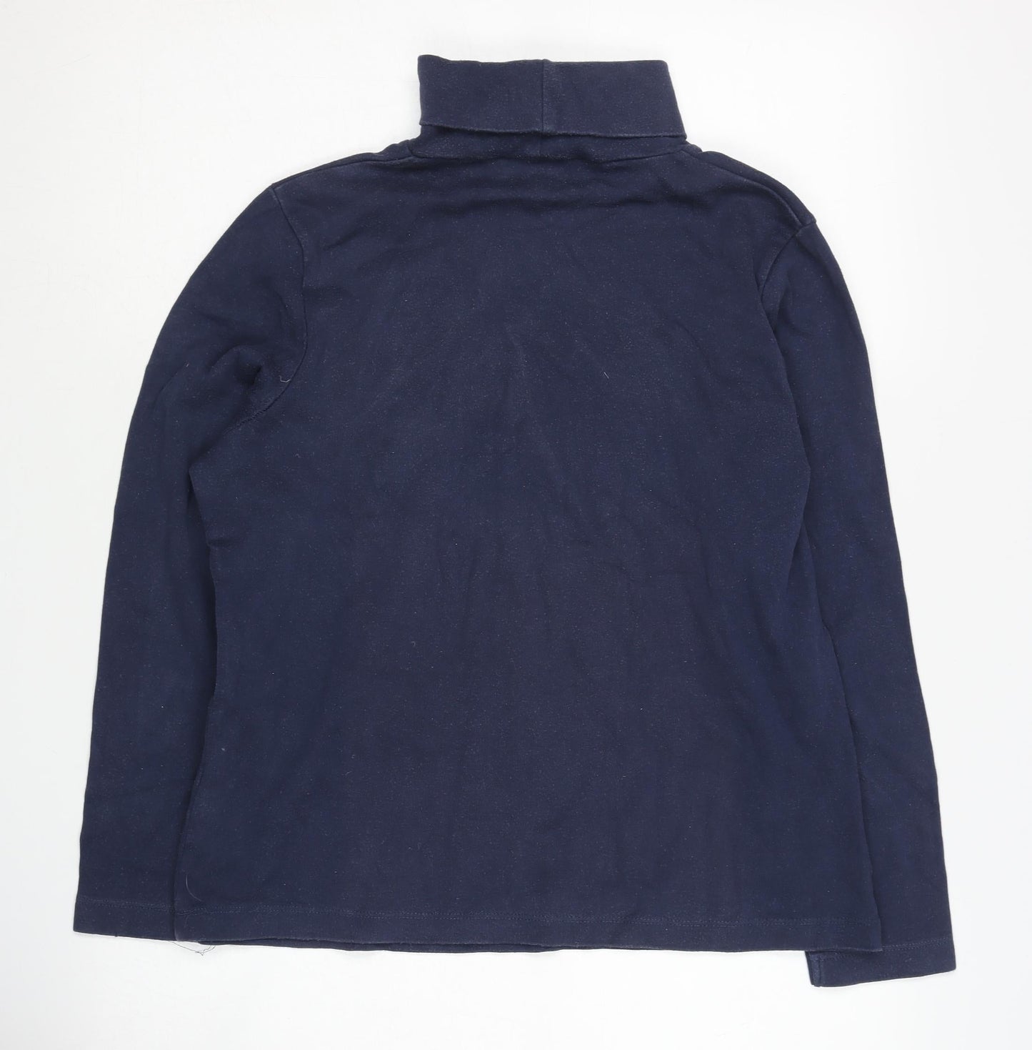BHS Women's Blue High Neck Pullover Jumper Size 18