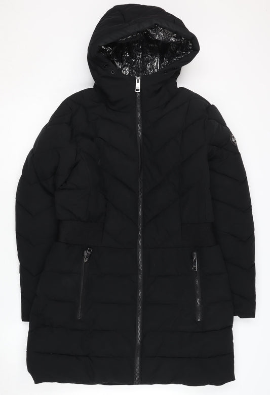 Michael Kors Women's Black Puffer Jacket Size M
