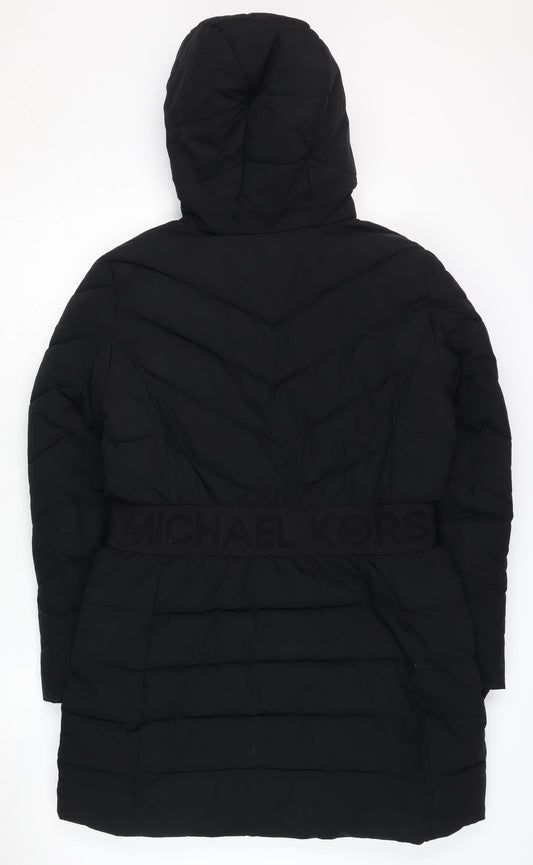 Michael Kors Women's Black Puffer Jacket Size M