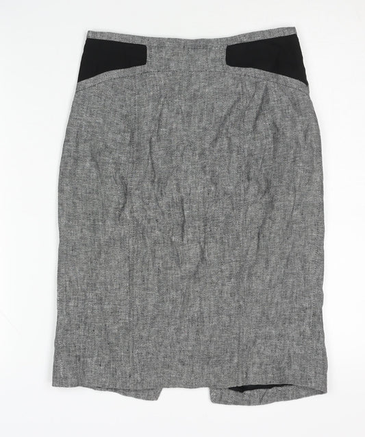 Zara Woman Grey Pencil Skirt, Size S, Elegant Women’s
