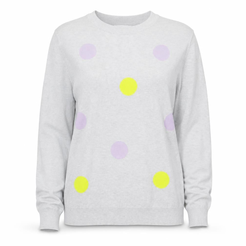 Amara Reya Grey Women's Pullover Jumper Size L